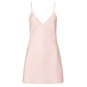 Ettitude CleanBamboo Slip Dress Mini V Neck Adjustable‎ Straps Pink
